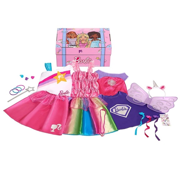 Barbie Dress-Up Trunk Set-Fits Sizes 4-6X NWT - Picture 9 of 10